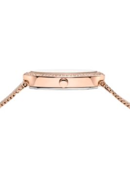 Women's Eloise Watch with Topaz Gemstone and Mesh Stainless Steel Bracelet 1352CELS