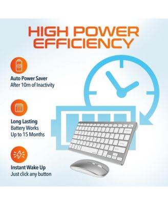 KB35 Wireless Keyboard & Mouse Combo, 2.4GHz, Noiseless (DKMKITMIN35)