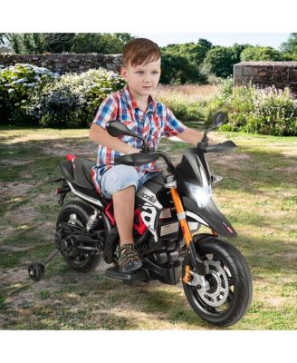 12V Kids Ride-On Motorcycle Motor Bike w/ Training Wheels
