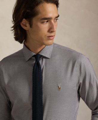 Men's Checkered Oxford Classic-Fit Dress Shirt