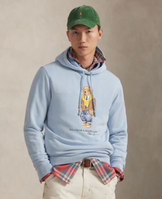 Polo Ralph Lauren Men's Polo Bear Garment-Dyed Fleece Hoodie