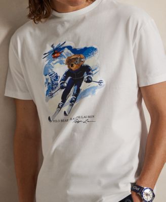 Men's Short Sleeve Polo Bear T-Shirt