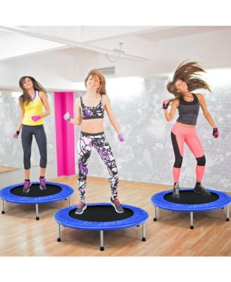 Mini Folding 36'' Trampoline Portable Recreational Fitness Rebounder