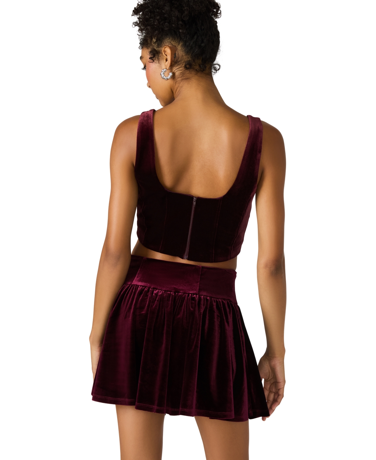 Steve Madden Women's Aryanna Sleeveless Corset Tank Top