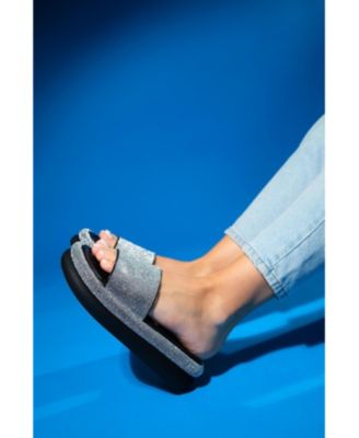 Oeste Rhinestone Platform Sandal (Women)