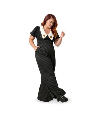 Plus Size Wide Leg Rochelle Suspender Pants