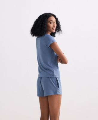 Women's Essential Knit Shorts in Blue