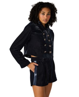 Women's Tonia Long Sleeve Velvet Blazer