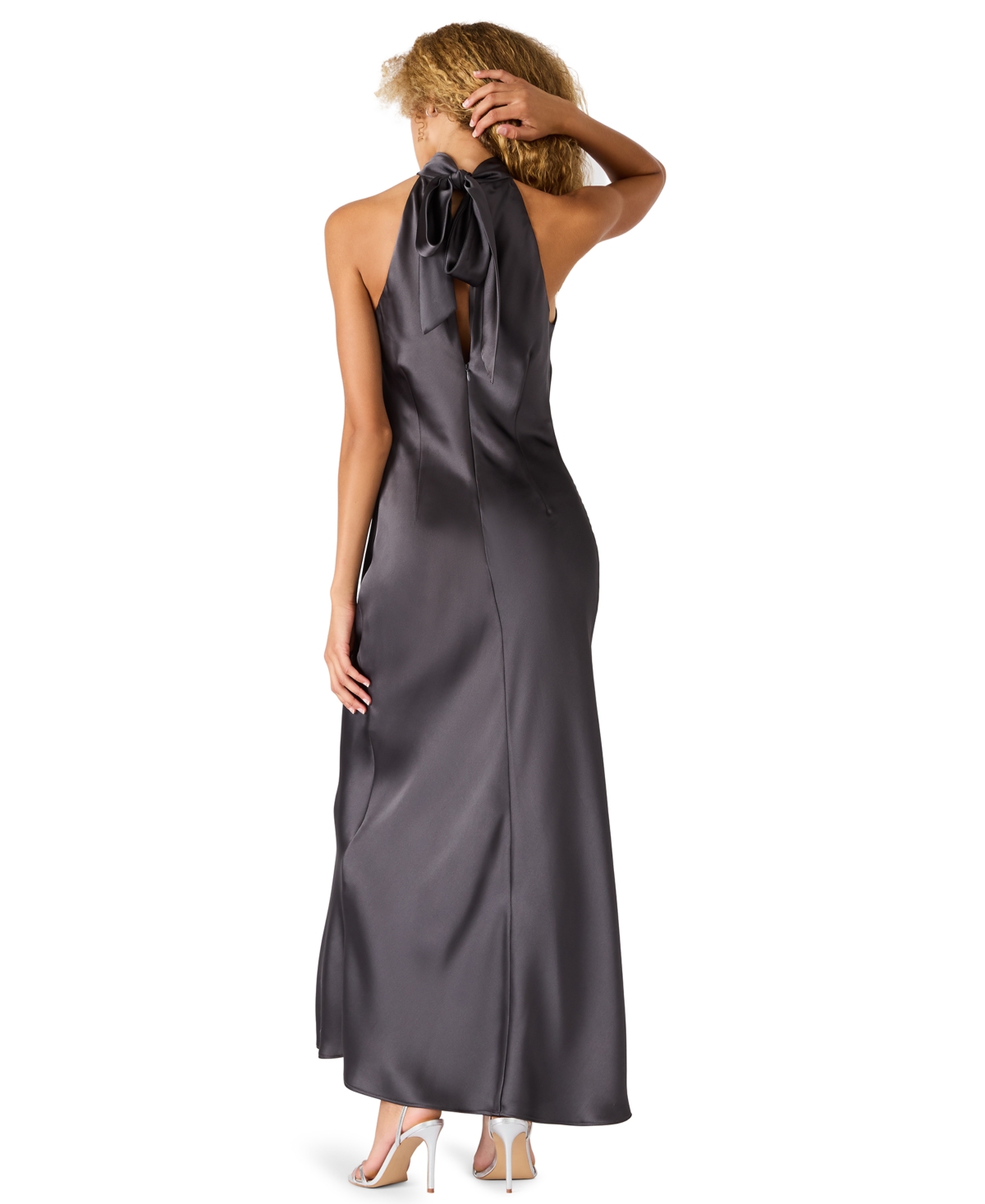 Steve Madden Women's Lara Satin Maxi Dress