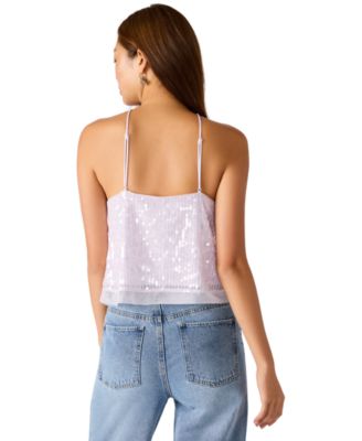 Women's Lorenna Sequin Halter Neck Top