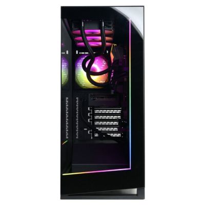 Gamer Supreme Liquid Cooled Gaming Desktop Computer, AMD Ryzen 9 9900X 4.4GHz, 32GB RAM, 2TB SSD, AMD Radeon RX 9060 XT 16GB, Windows 11