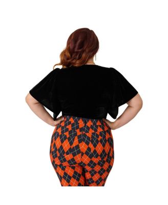 Plus Size Flutter Sleeve Top