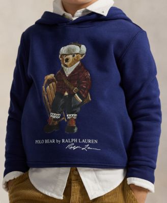 Boys 2-7 Polo Bear Fleece Hoodie