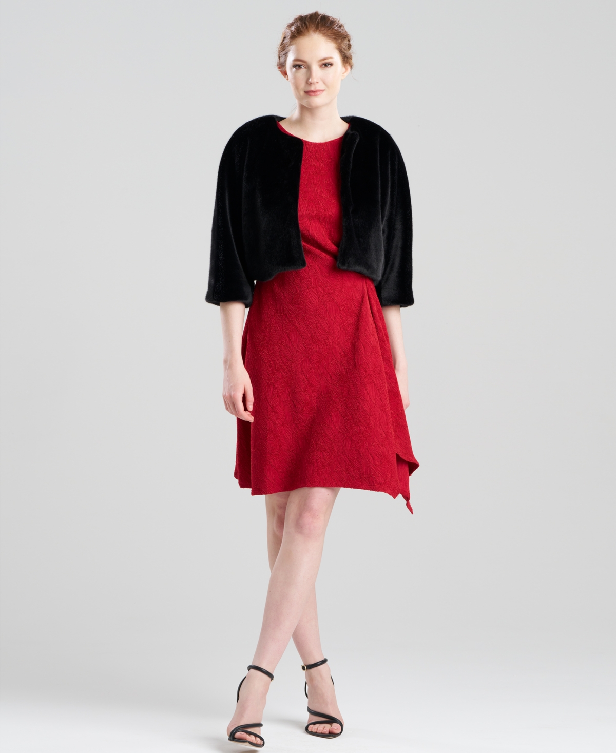 Natori Women's Open Front Sweater In Black