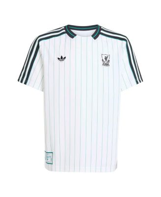 Big Boys and Girls White Liverpool Terrace Icons Fashion Jersey