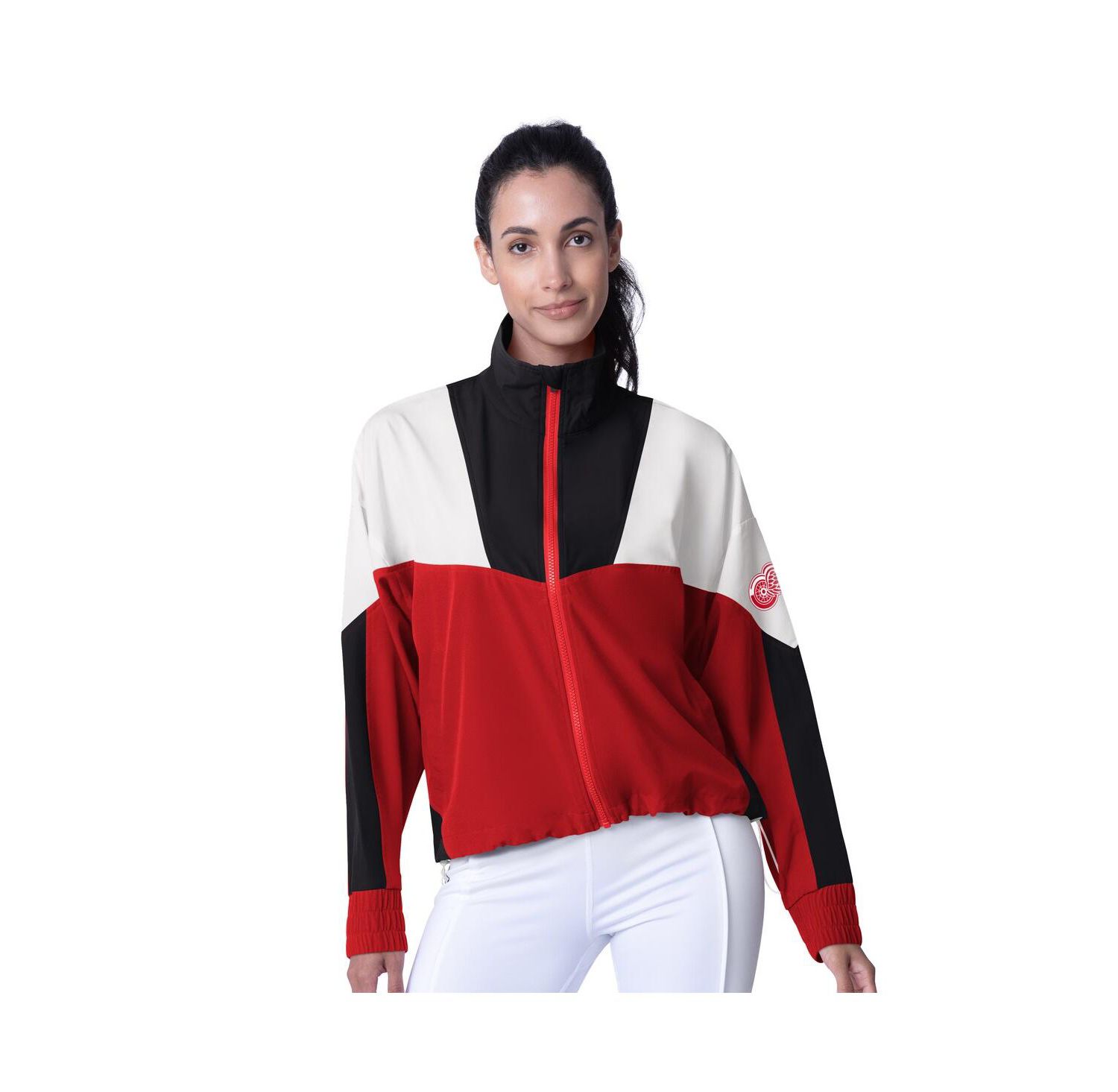 Women's Red/Black Detroit Red Wings Tessa Full-Zip Jacket