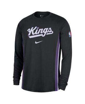 Men's Black Sacramento Kings 2025/26 Authentic Pre-Game Legend Dri-FIT Long Sleeve Shooting T-Shirt