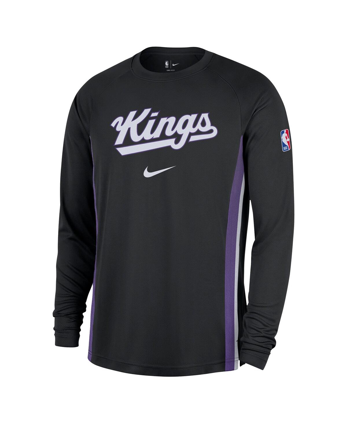 Nike Men's Black Sacramento Kings 2025/26 Authentic Pre-Game Legend Dri-fit Long Sleeve Shooting Shirt