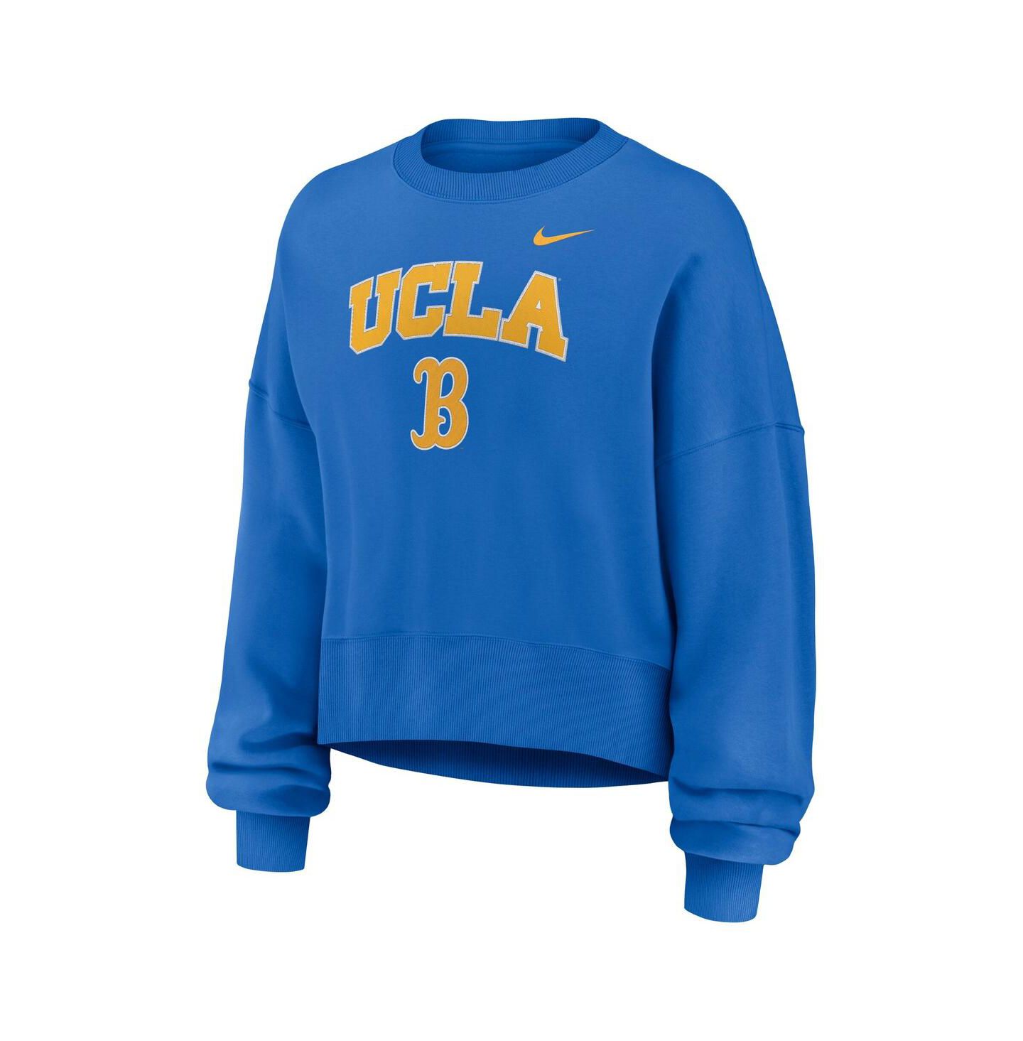 Женский свитшот Nike Blue Ucla Bruins Oversized Phoenix Arch Pullover — фото 4
