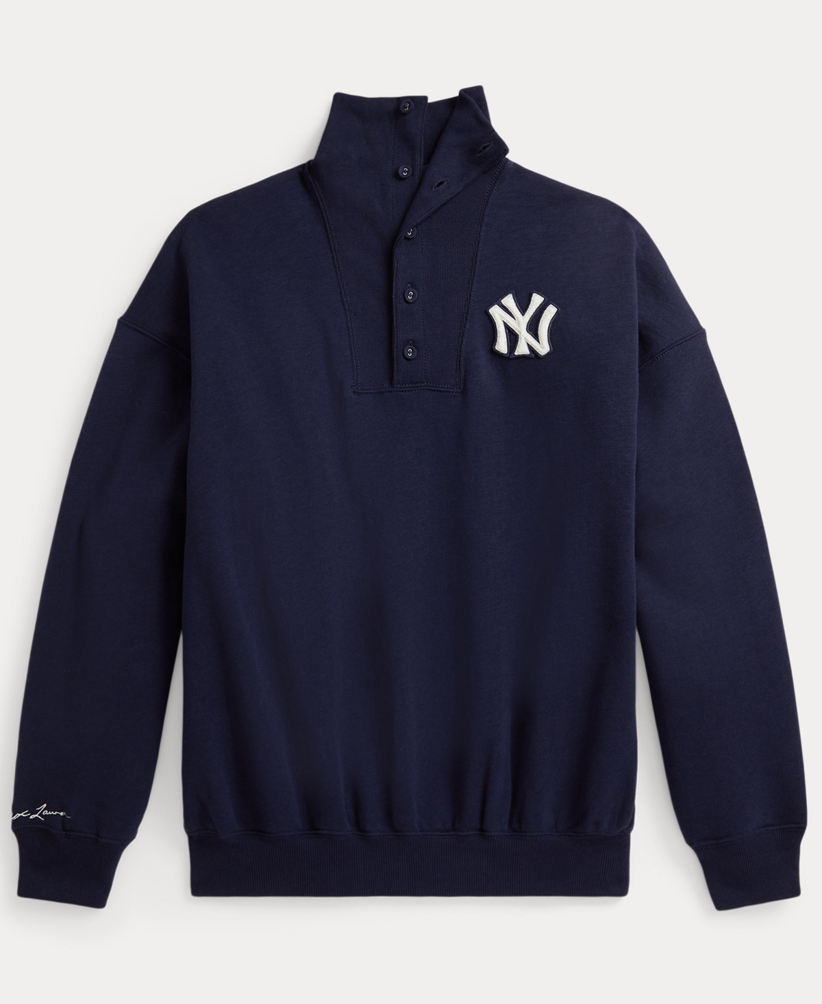 Polo Ralph Lauren Women's Vintage-Inspired Yankees Long Sleeve Pull-On Sweatshirt
