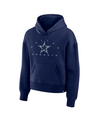 Women's Navy Dallas Cowboys Eligible Receiver Legacy Pullover Hoodie