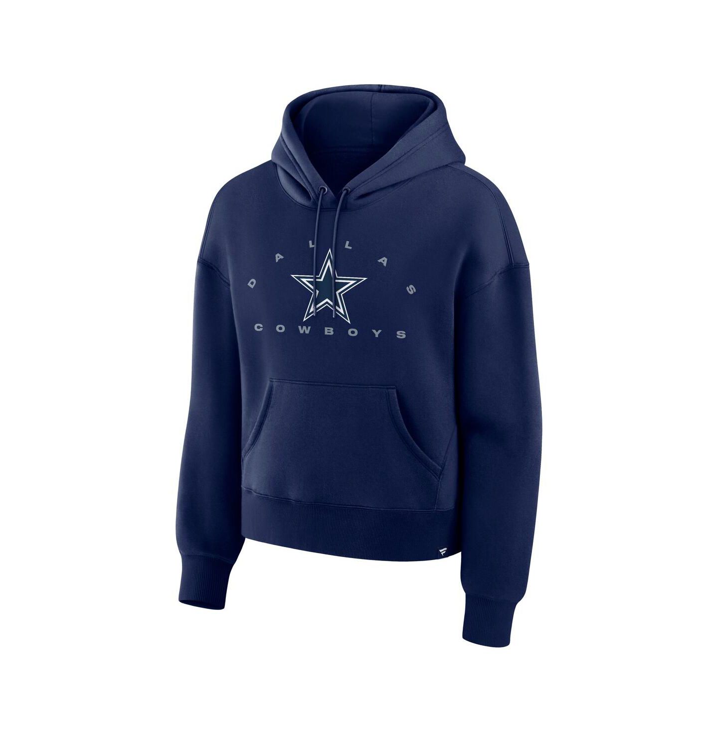 Женское худи Fanatics Navy Dallas Cowboys Eligible Receiver Legacy Pullover — фото 2