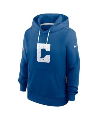 Women's Royal Indianapolis Colts Sideline Standard Issue&nbsp;Initial Home&nbsp;Dri-FIT Hoodie