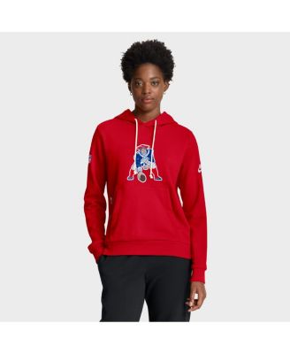 Nike - Women's Red New England Patriots Throwback Sideline Standard Issue Dri-FIT Hoodie