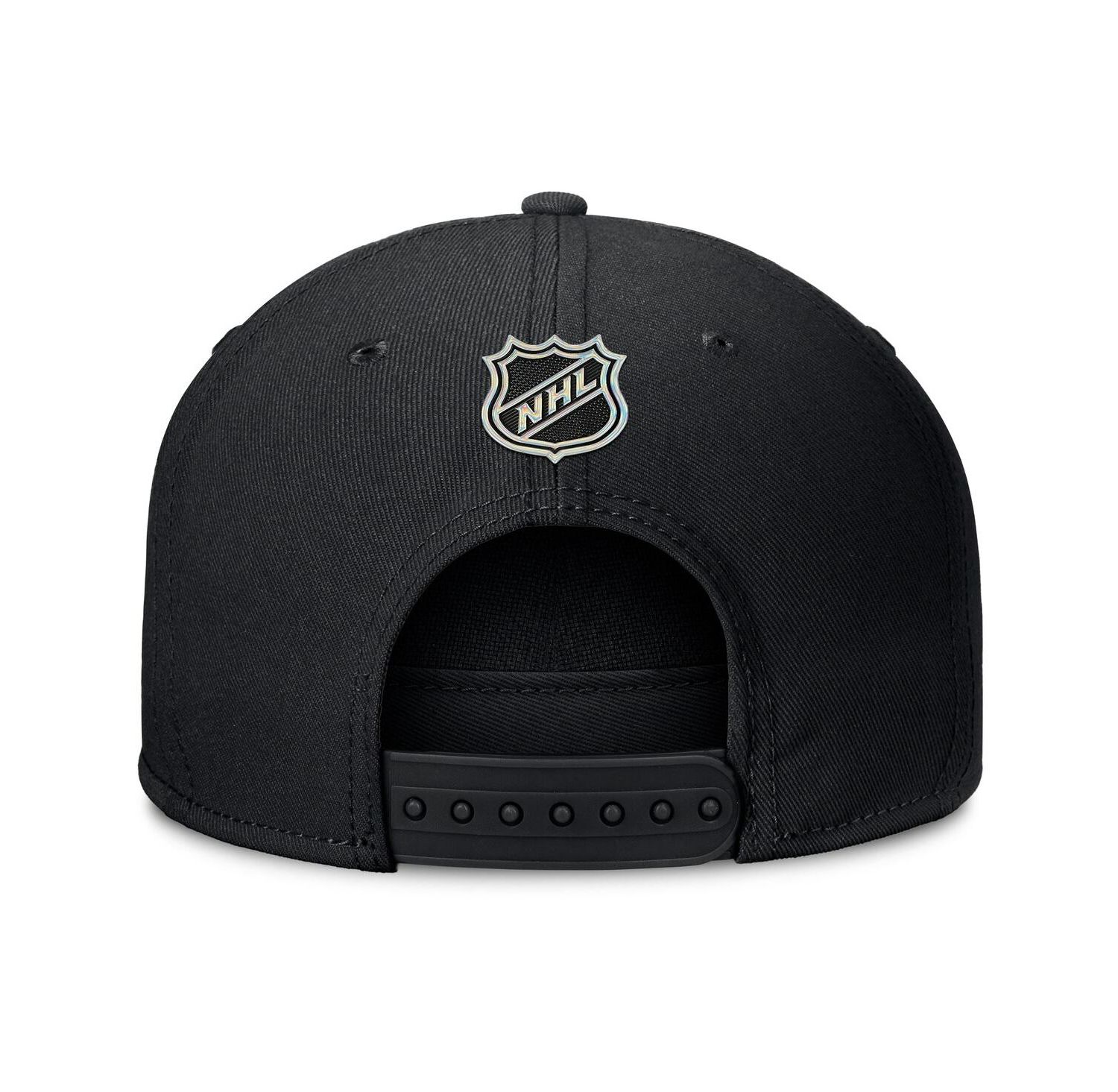 Men's Black Boston Bruins Authentic Pro Rink Team Code Snapback Hat