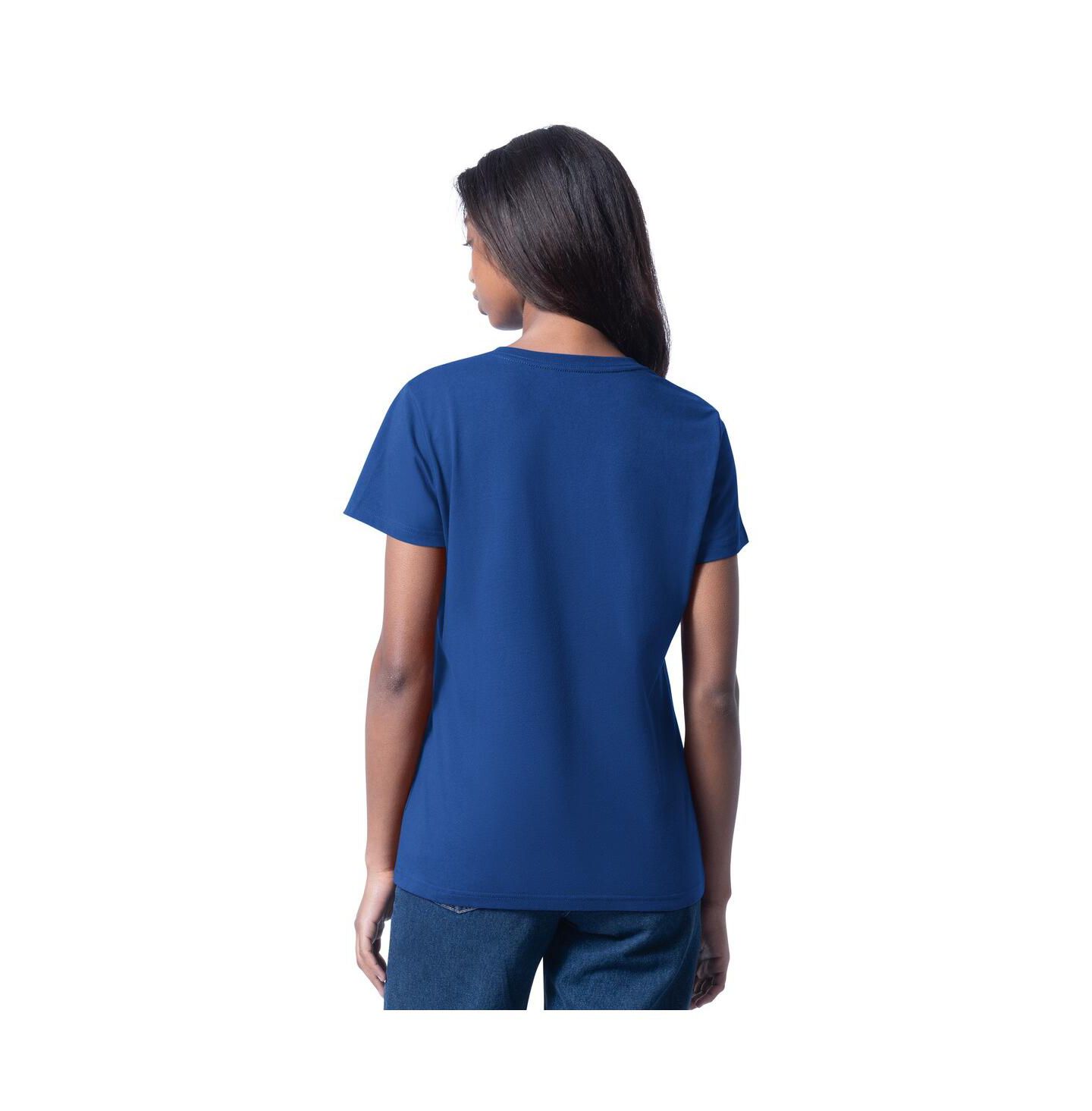 Женская футболка G-III 4Her by Carl Banks Royal Chase Elliott Cheer Dance V-Neck — фото 2