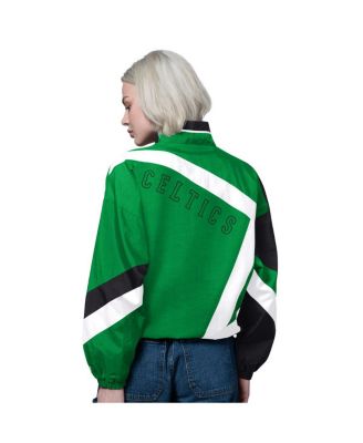 Women's Kelly Green/Black Boston Celtics 1st Quarter Full-Zip Jacket