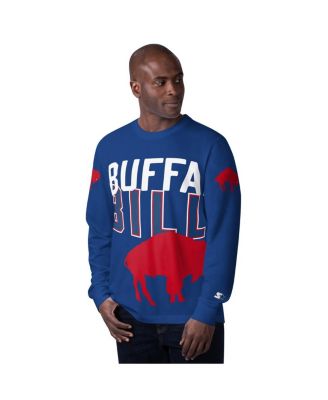 Starter - Men's Royal Buffalo Bills Extreme Clutch Hit Logo Long Sleeve T-Shirt