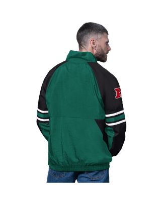 Men's Green New York Jets Prospect Half-Zip Pullover Hoodie
