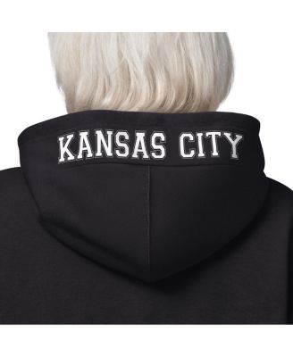 Women's Black Kansas City Chiefs 4th Down Full-Zip Hoodie