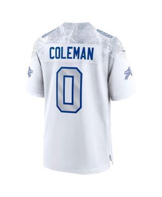 Men's Keon Coleman White Buffalo Bills 2025 Rivalries Collection Game Jersey