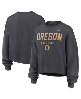 Nike - Women's Charcoal Oregon Ducks Shoe Duck Sweatshirt