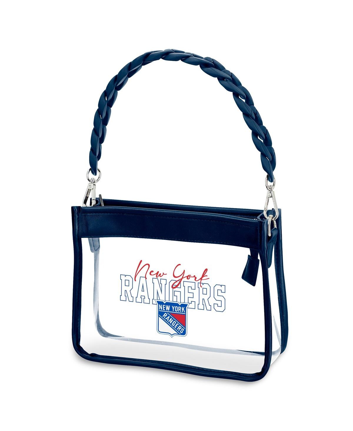 Wear By Erin Andrews New York Rangers Plastic Chain Mini Crossbody In Animal Print