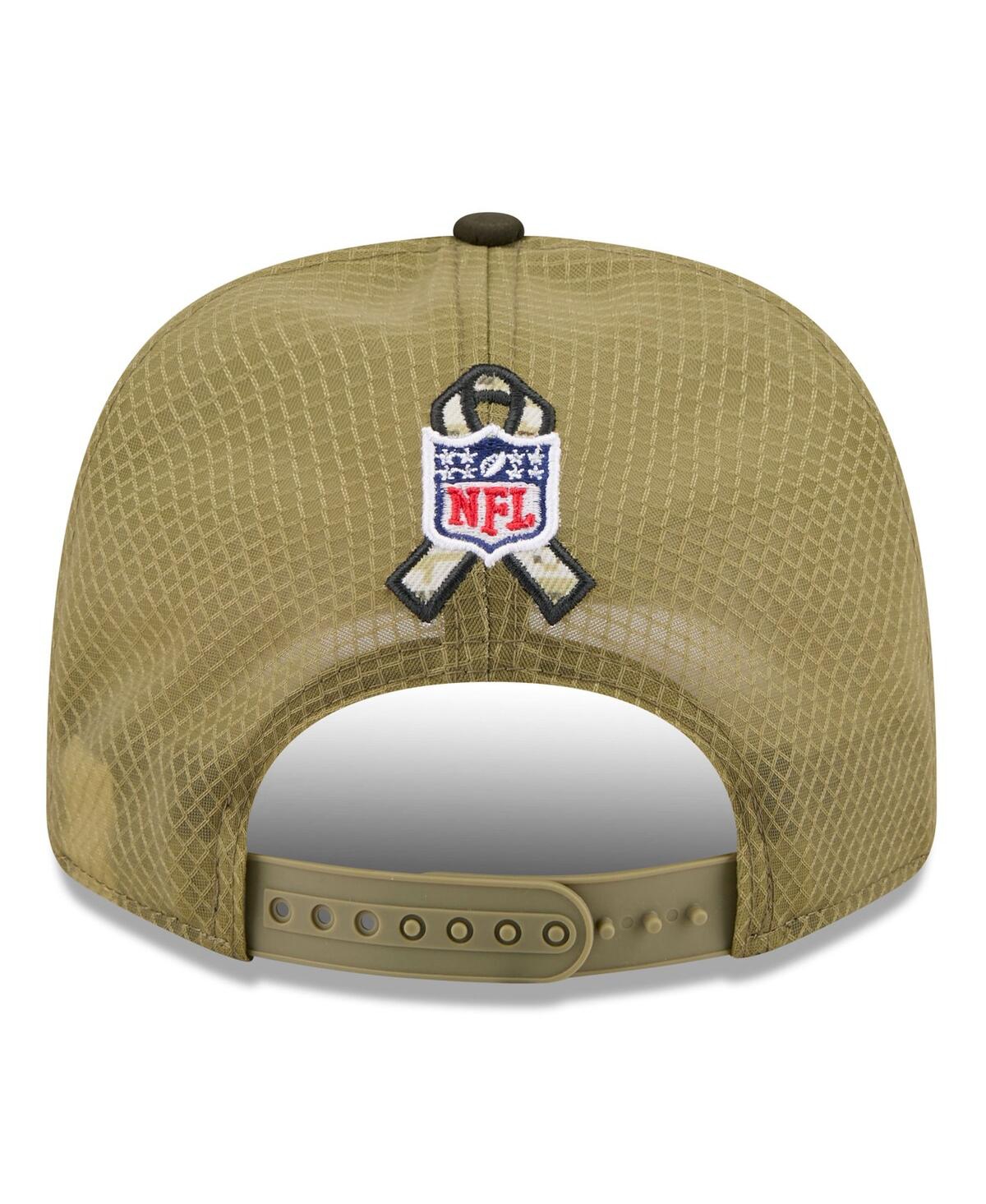 New Era Men's Green Philadelphia Eagles 2025 Salute To Service 9seventy Adjustable Hat In Multi