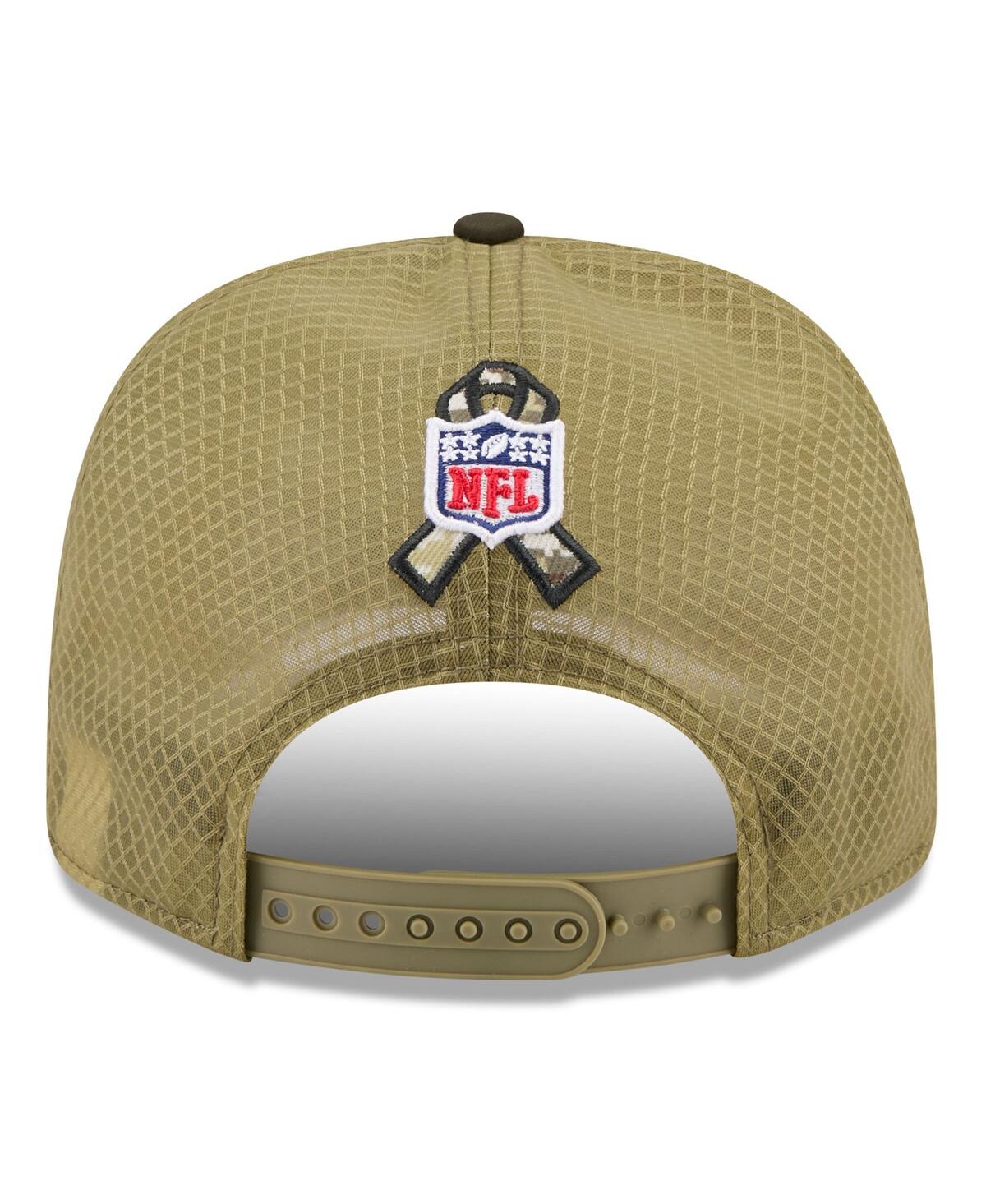 New Era Men's Green Kansas City Chiefs 2025 Salute To Service 9seventy Adjustable Hat In Multi