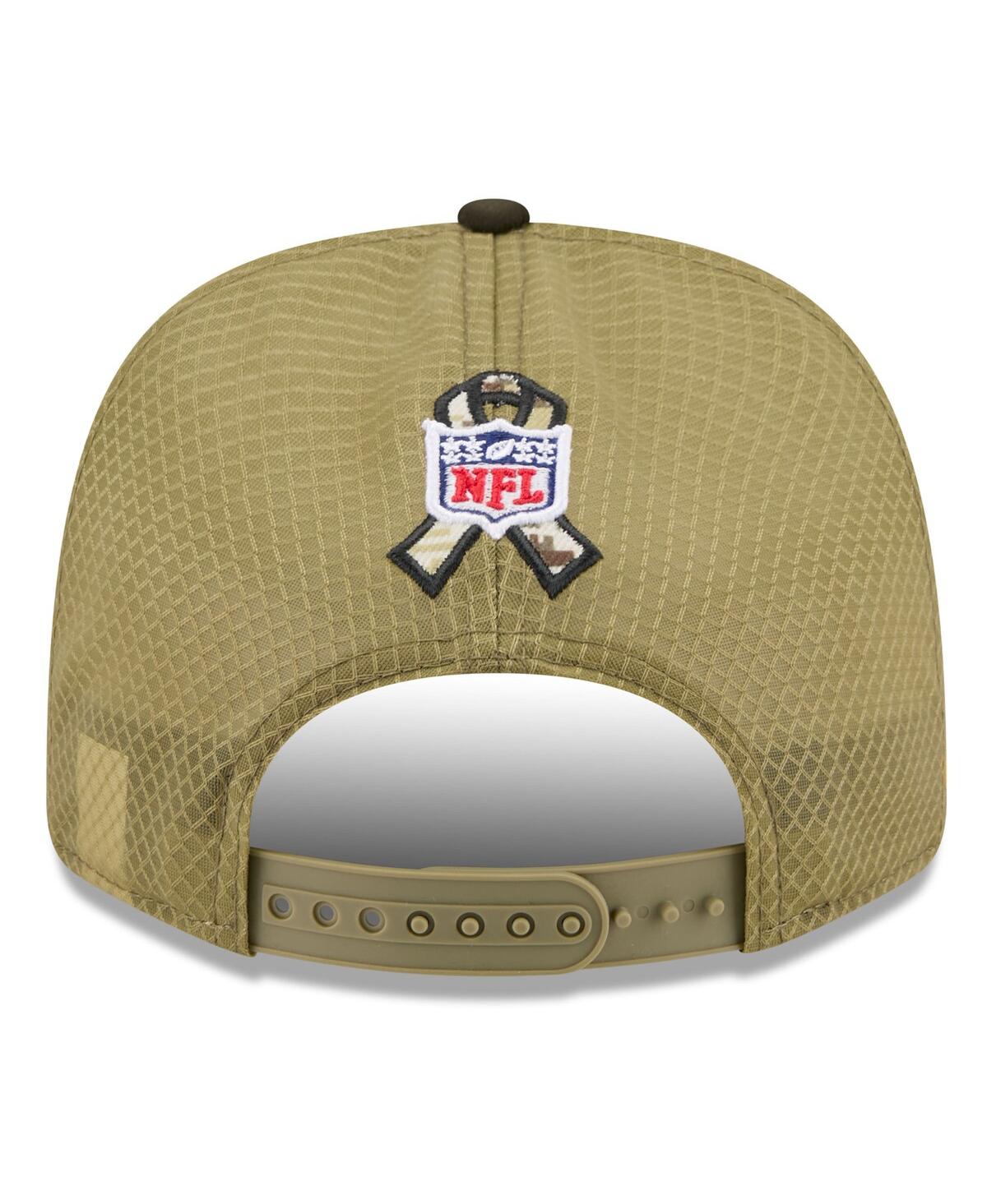 New Era Men's Green Dallas Cowboys 2025 Salute To Service 9seventy Adjustable Hat In Multi