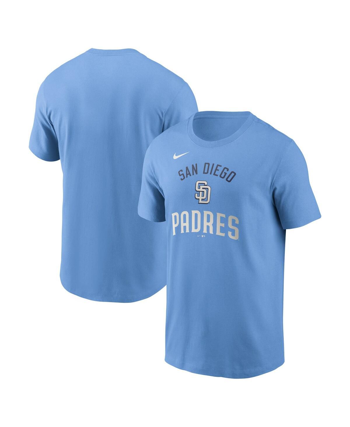 Мужская светло-голубая футболка San Diego Padres Early Innings Stack
