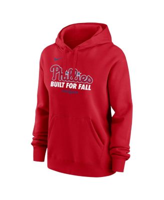 Women's Red Philadelphia Phillies 2025 MLB Postseason Authentic Collection Therma Hoodie