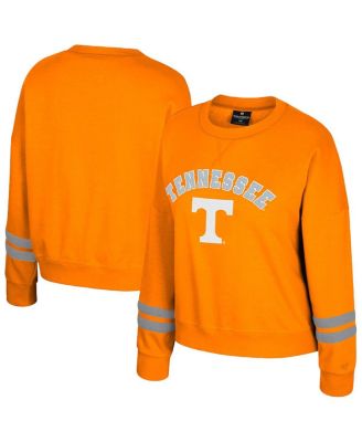 Colosseum - Women's Tennessee Orange Tennessee Volunteers Splashy Crewneck Fleece Sweatshirt