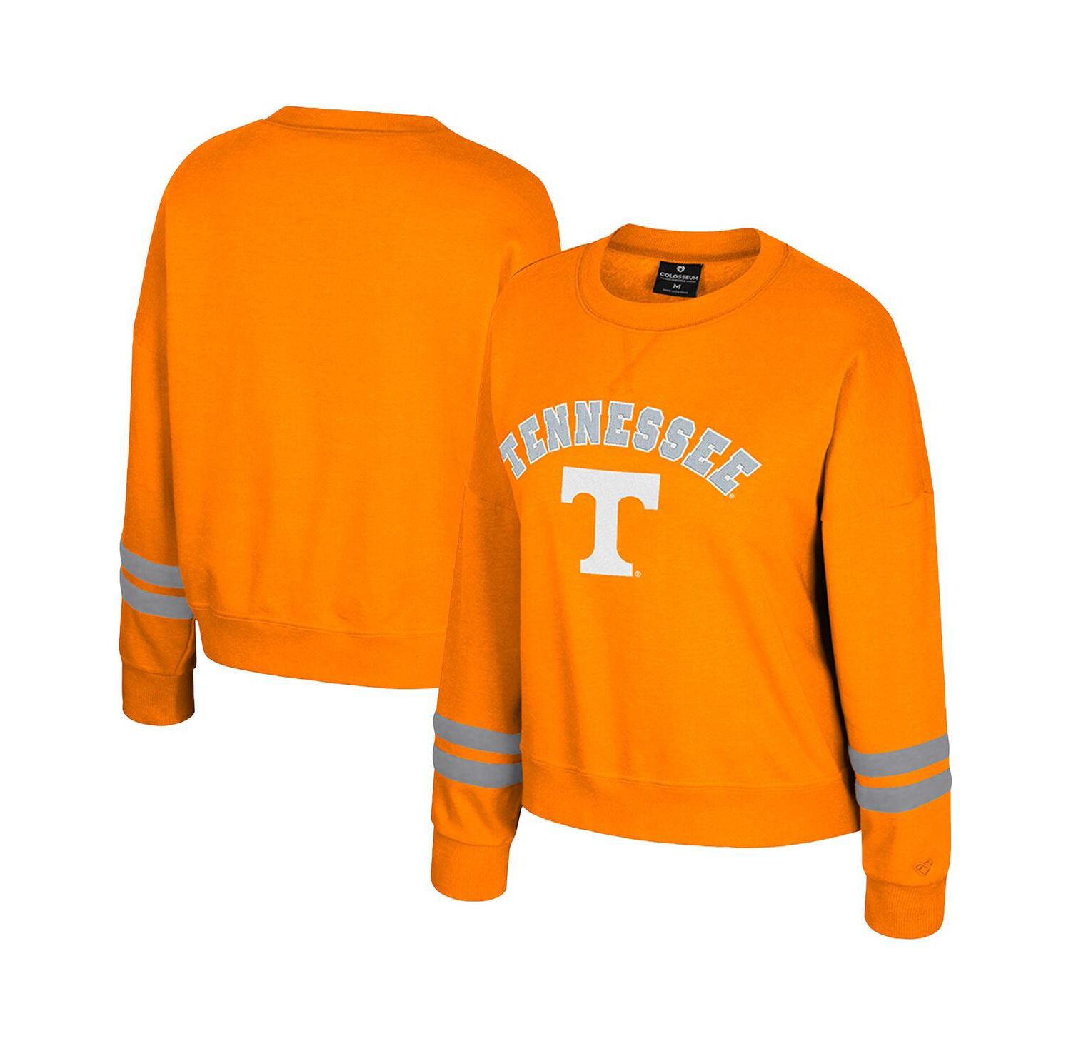 Women's Tennessee Orange Tennessee Volunteers Splashy Crewneck Fleece Sweatshirt