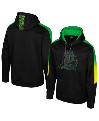 Colosseum - Men's Black Oregon Ducks The Gang Blackout Hoodie