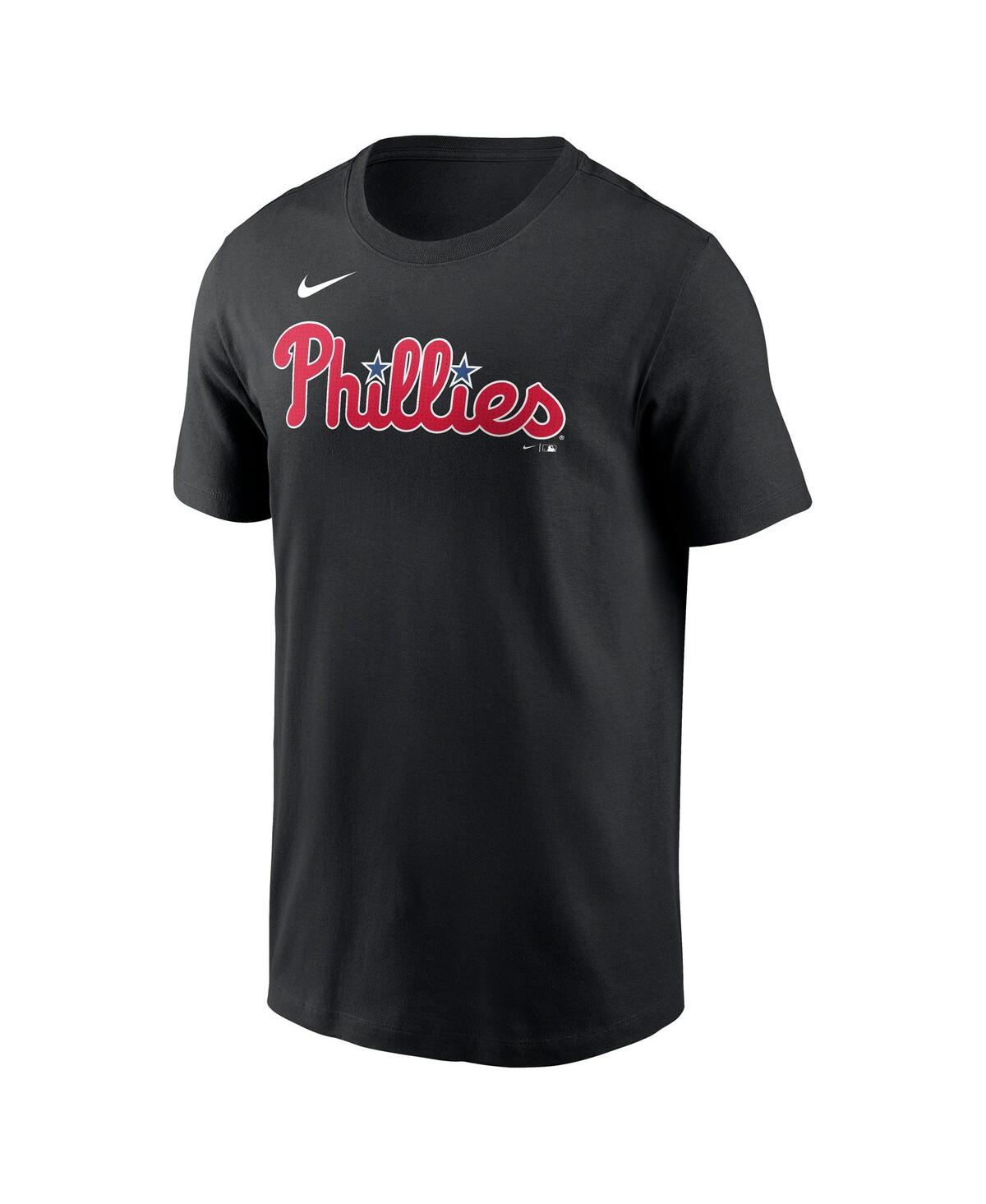 Nike Men's Jhoan Duran Black Philadelphia Phillies Name Number Player Nickname T-shirt In Animal Print