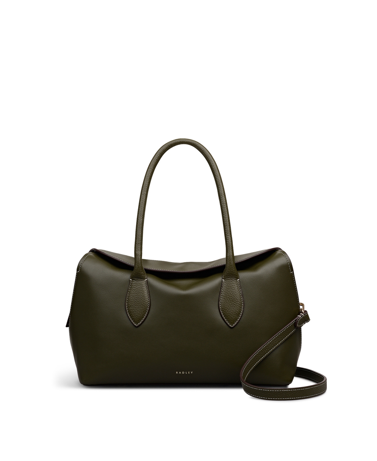 Radley London Liverpool Gardens Large Ziptop Grab Satchel Bag In Green