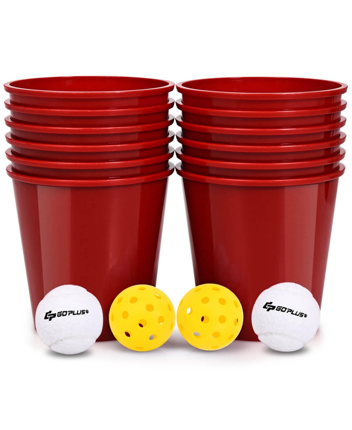 Costway Yard Pong Giant Pong Game Set Carry Bag Outdoor Backyard Game