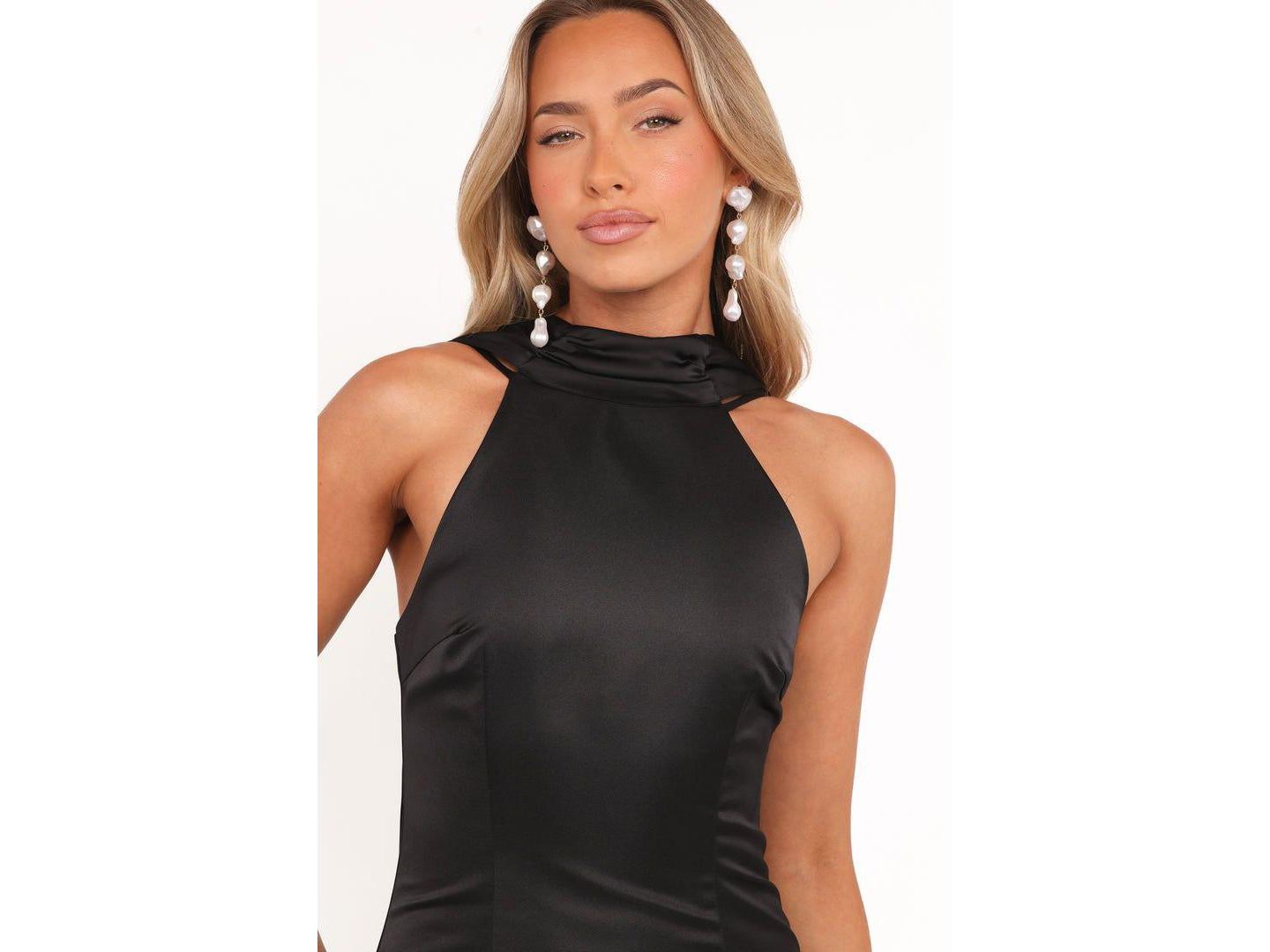 Женское платье Petal and Pup Cassidy Maxi Dress - Black, цвет: Чёрный — фото 4