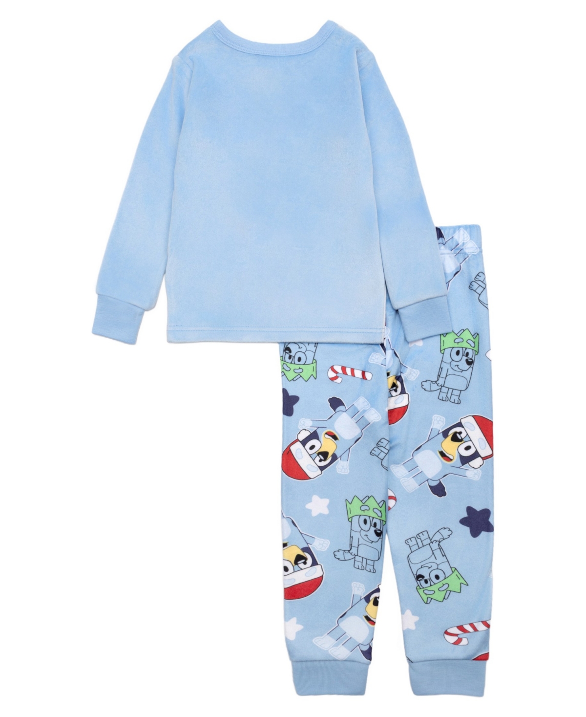 Bluey Boys Toddler 2t-4t 2-piece Printed Top And Jogger Pants Pajama Set In Blue